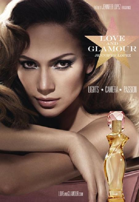 Jennifer Lopez y su propio perfume, Love and Glamour